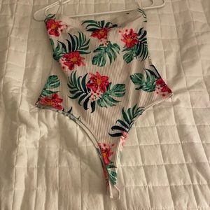 Cute floral body suit